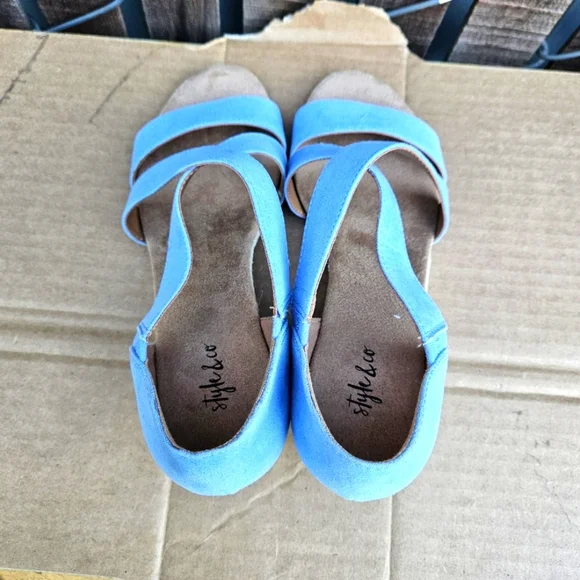 Style & Co. Women's Zaddie Wedge Sandals Size 8M - Picture 8 of 16